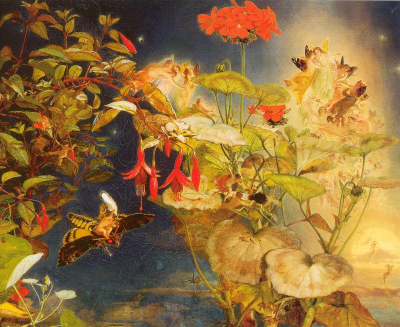 Naish, John George Elves and Fairies: A Midsummer Night's Dream Spain oil painting art